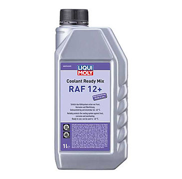 Coolant & Antifreeze Ready Mix RAF 12+ - 1L